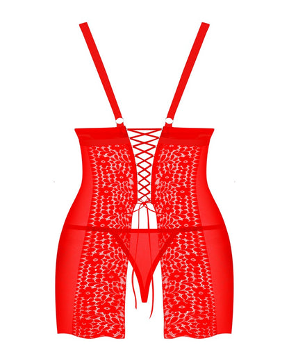 Obsessive - Blossmina - Chemise & Tanga