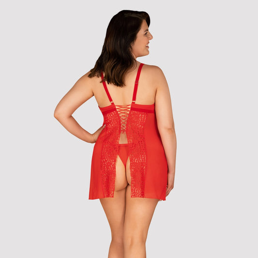 Obsessive - Blossmina - Chemise & Tanga
