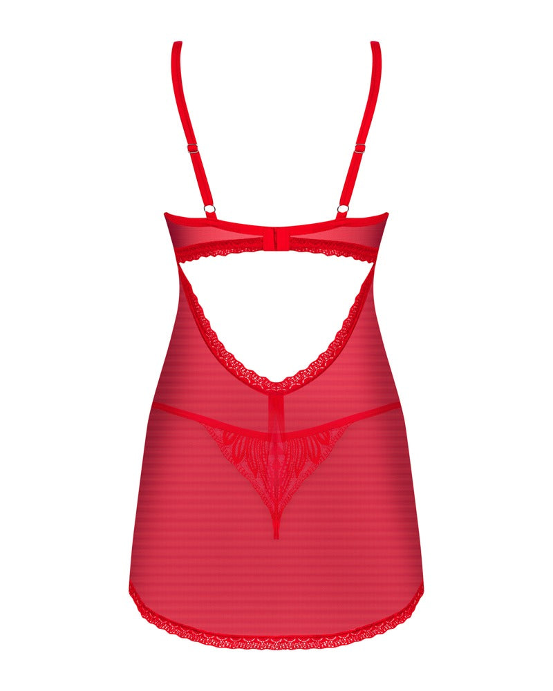 Obsessive - Chilisa - Babydoll und Spitzenstring