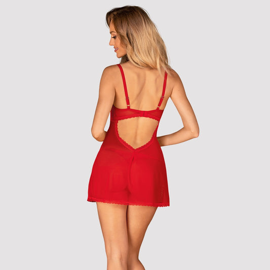 Obsessive - Chilisa - Babydoll und Spitzenstring