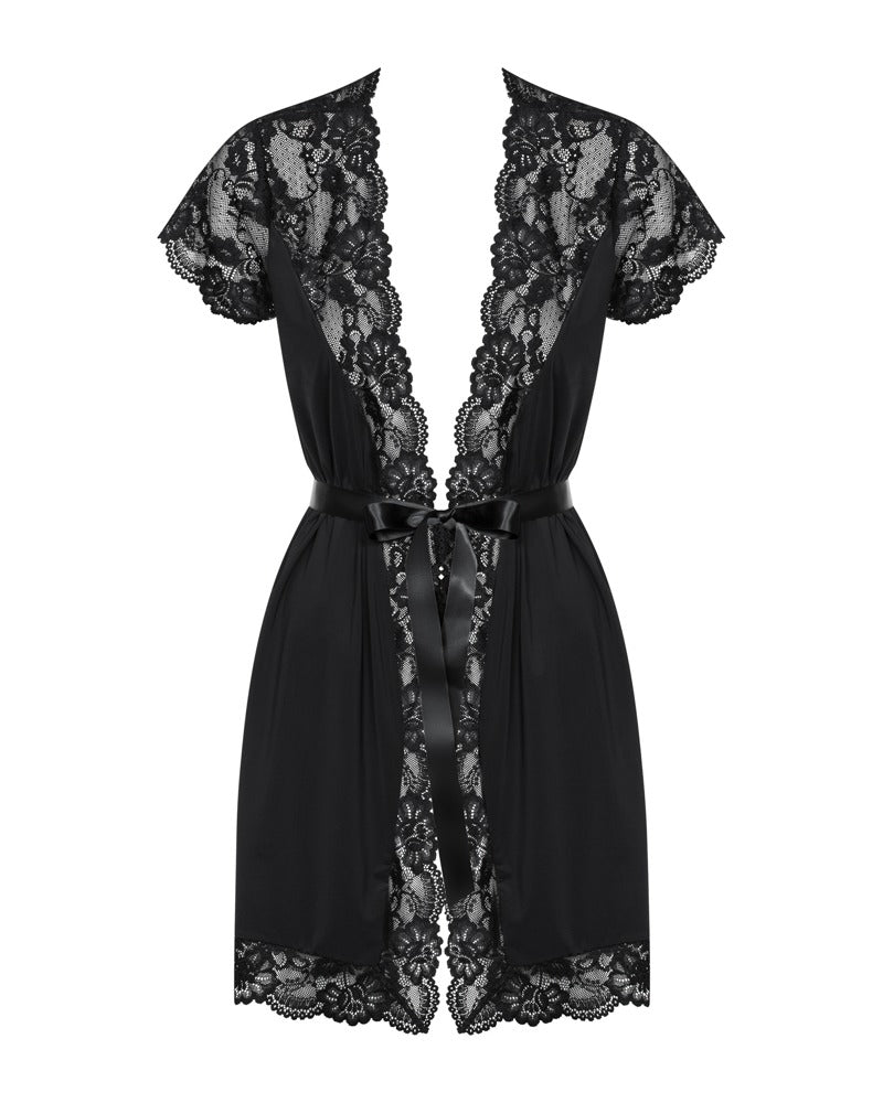 Obsessive - Kurzärmeliger Kimono aus Satin