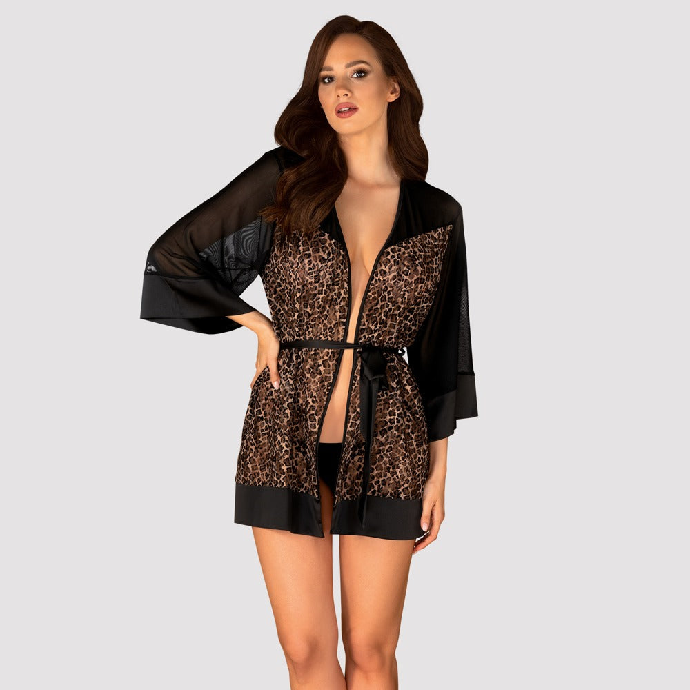 Obsessive - Allunes - Kimono aus semitransparentem Stoff