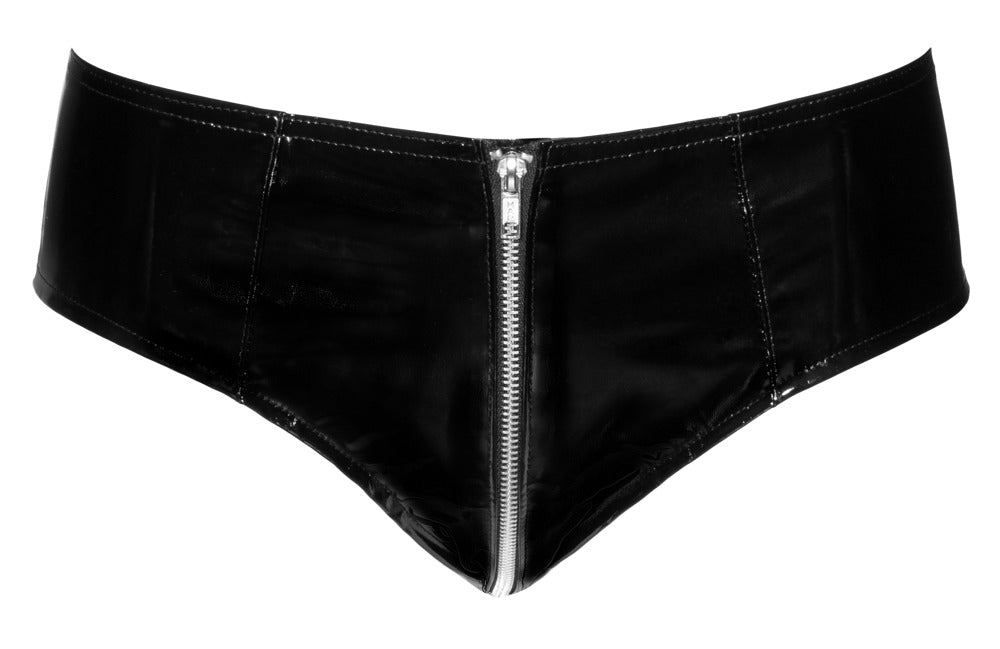 Black Level - Lackslip - Slip mit durchgehendem Zipper