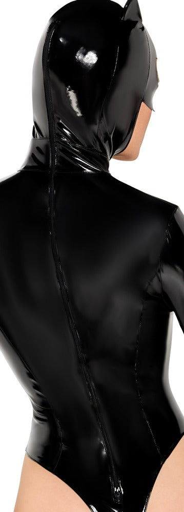 Black Level - Lackbody - Body mit Maske & Frontschnürung