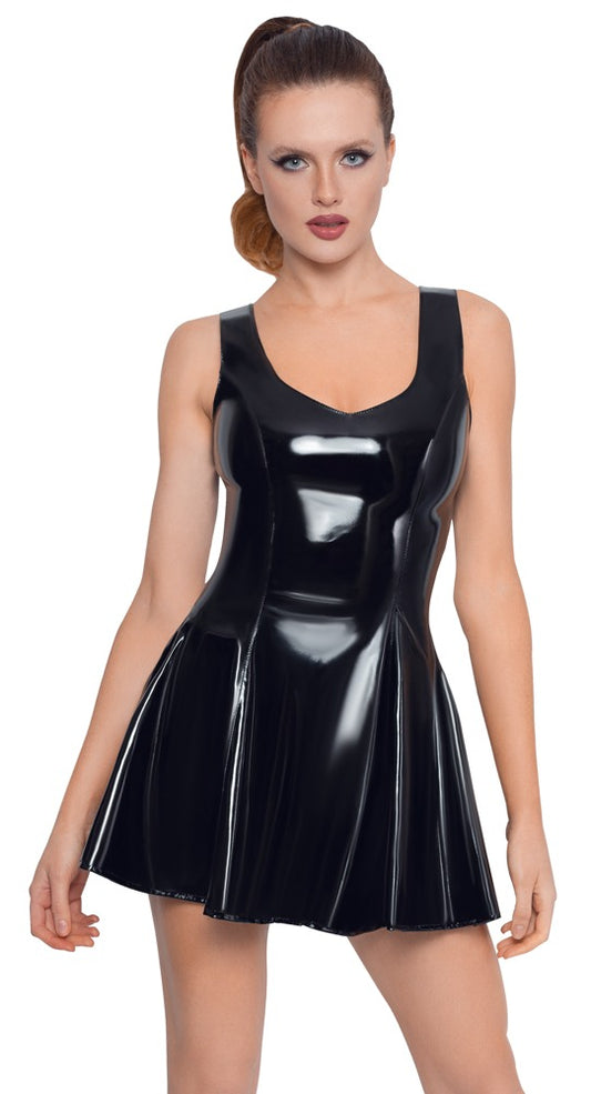 Black Level - Lackkleid - Mini-Kleid mit tiefem Ausschnitt