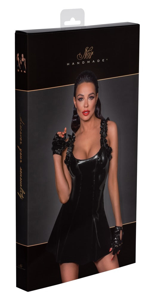 Noir - Kleid mit Rüsche