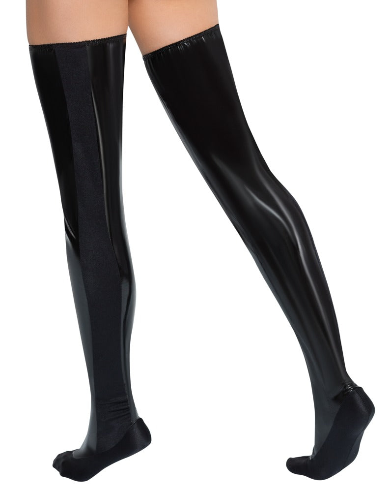 Black Level - Lackbettstiefel - Bettstiefel im glänzenden Look