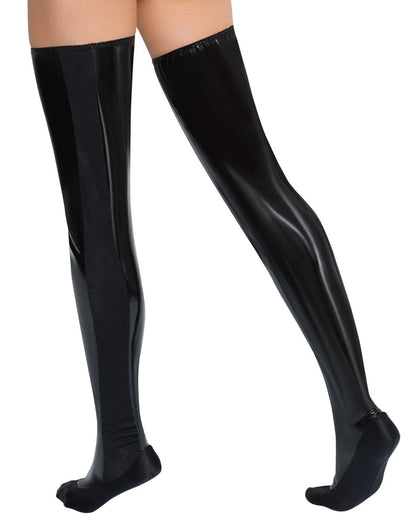 Black Level - Lackbettstiefel - Bettstiefel im glänzenden Look