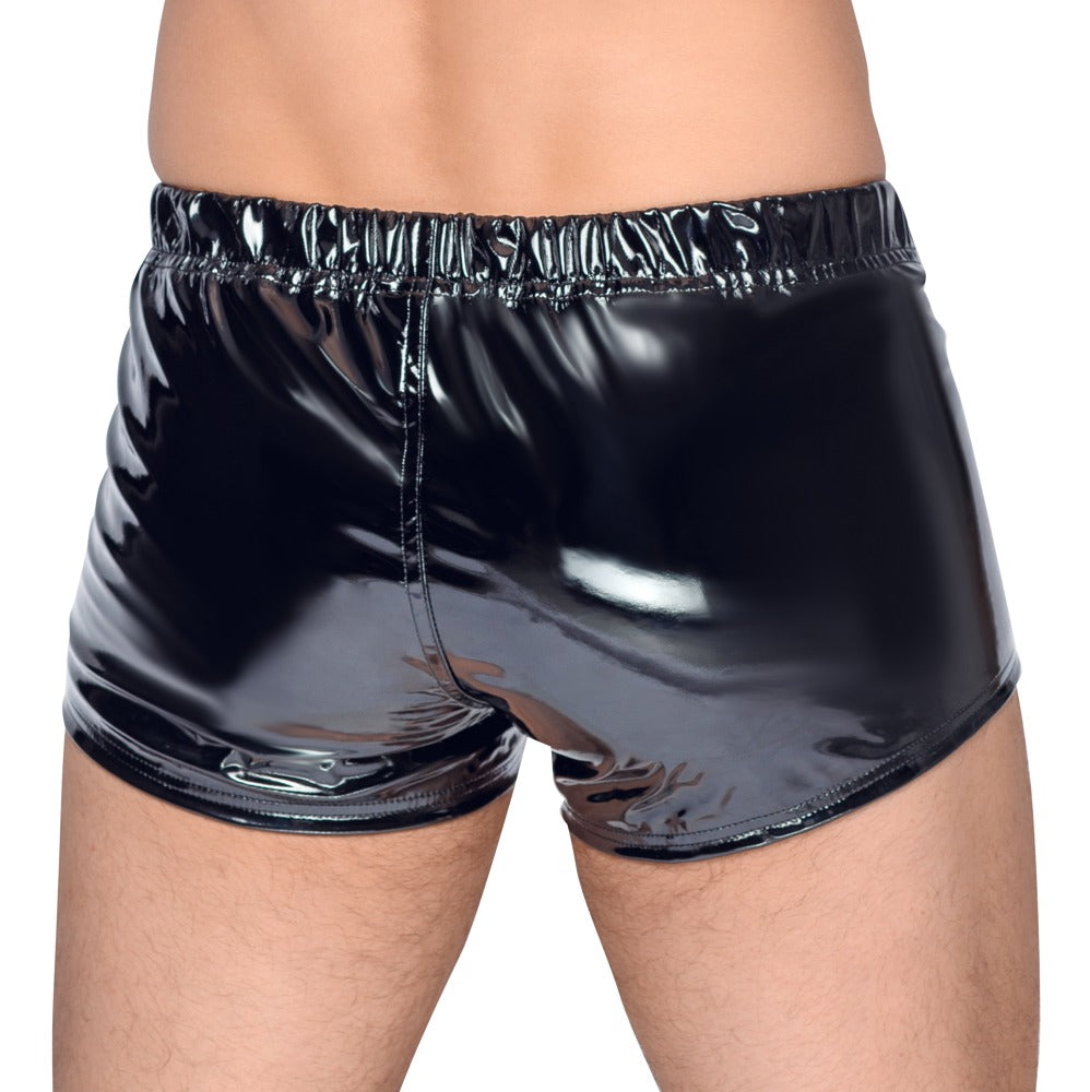 Black Level - Lackpants - klassische Pants mit Frontzip