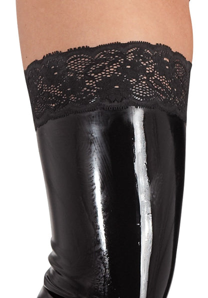Late X - Latex Strümpfe Lace