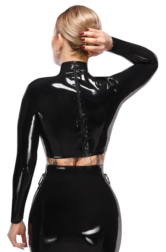 Late X - Shirt aus Latex
