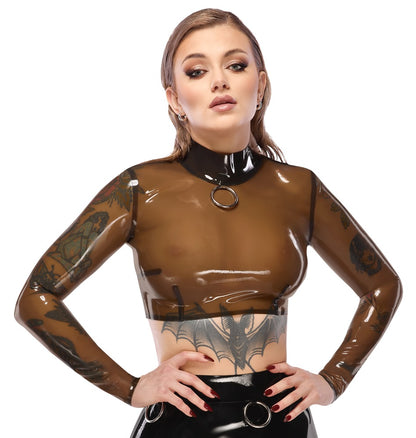 Late X - Shirt aus Latex