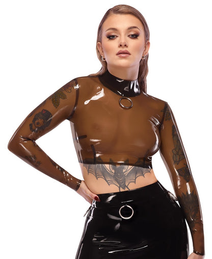 Late X - Shirt aus Latex