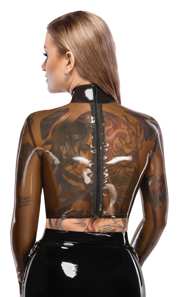 Late X - Shirt aus Latex