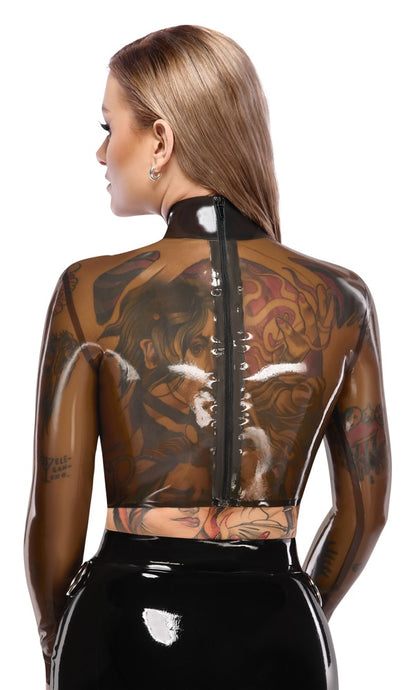Late X - Shirt aus Latex