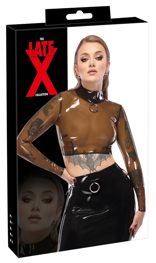 Late X - Shirt aus Latex