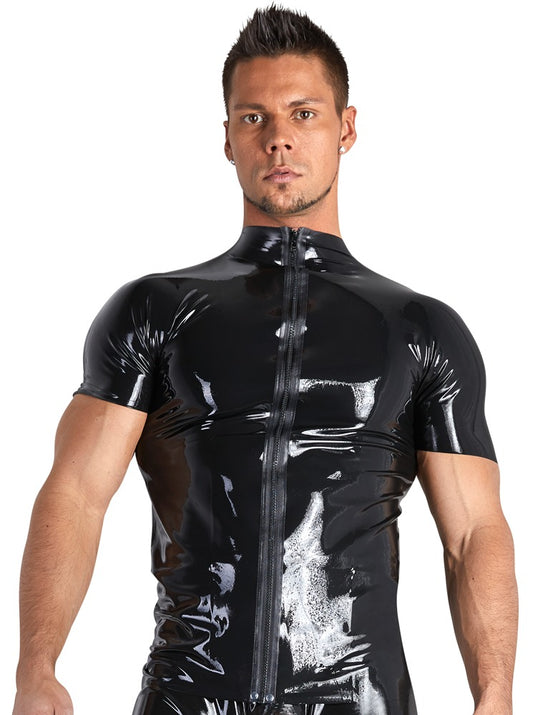 Late X - Latex Herren Shirt