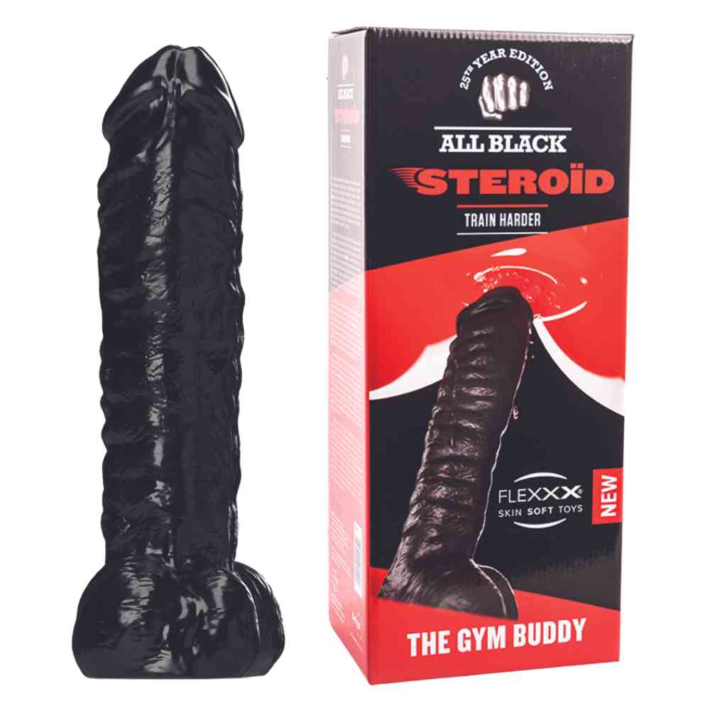 XXL Dildo "The Gym Buddy Black"