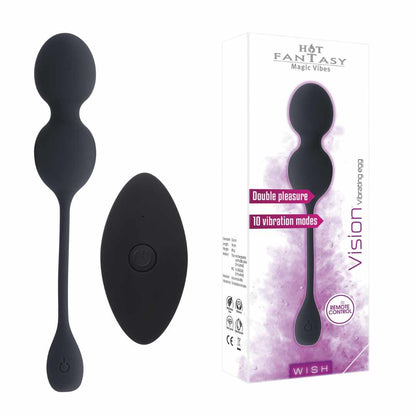 HOT FANTASY WISH Vision Vibrating Egg black