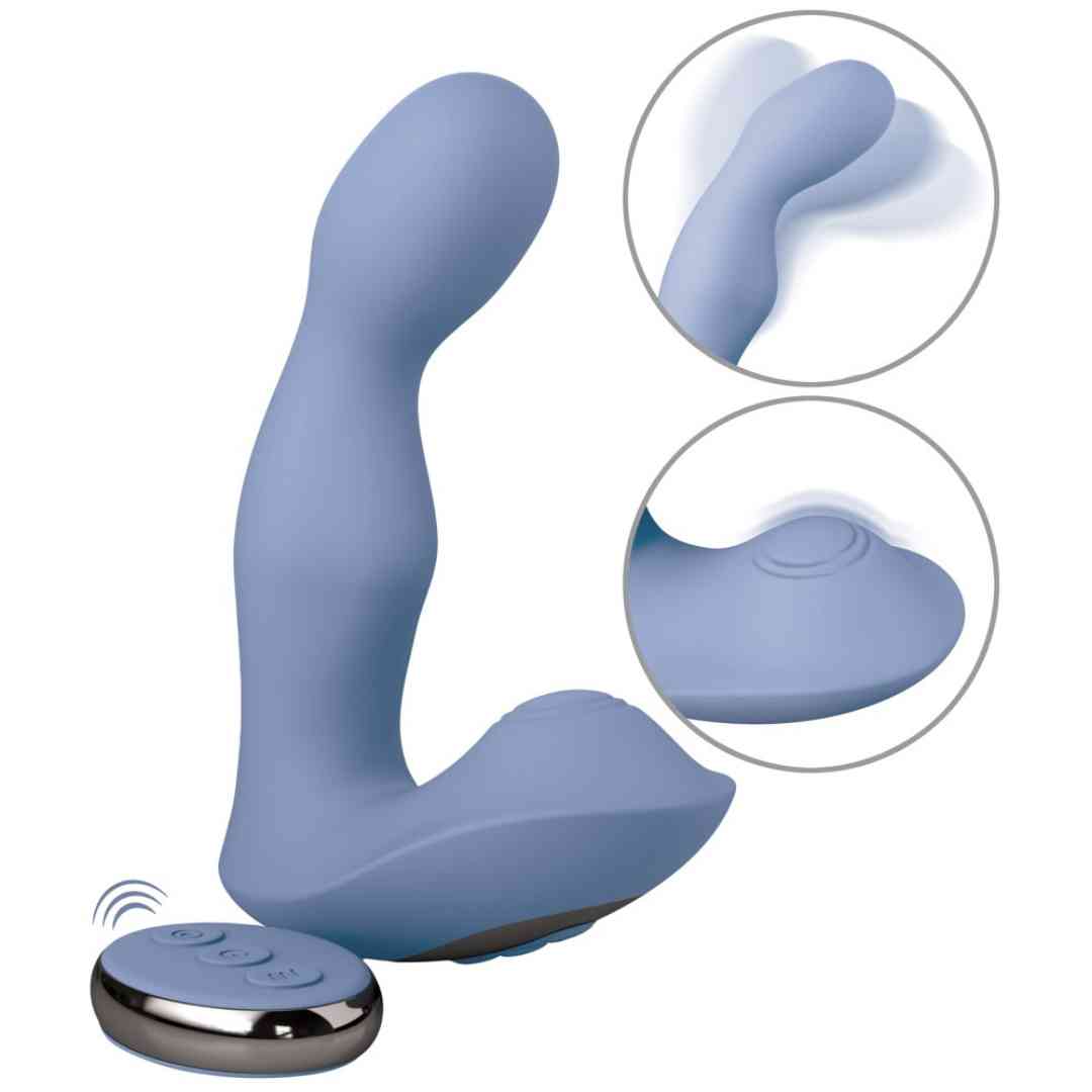 Prostata-Vibrator mit Perineum-Stimulator
