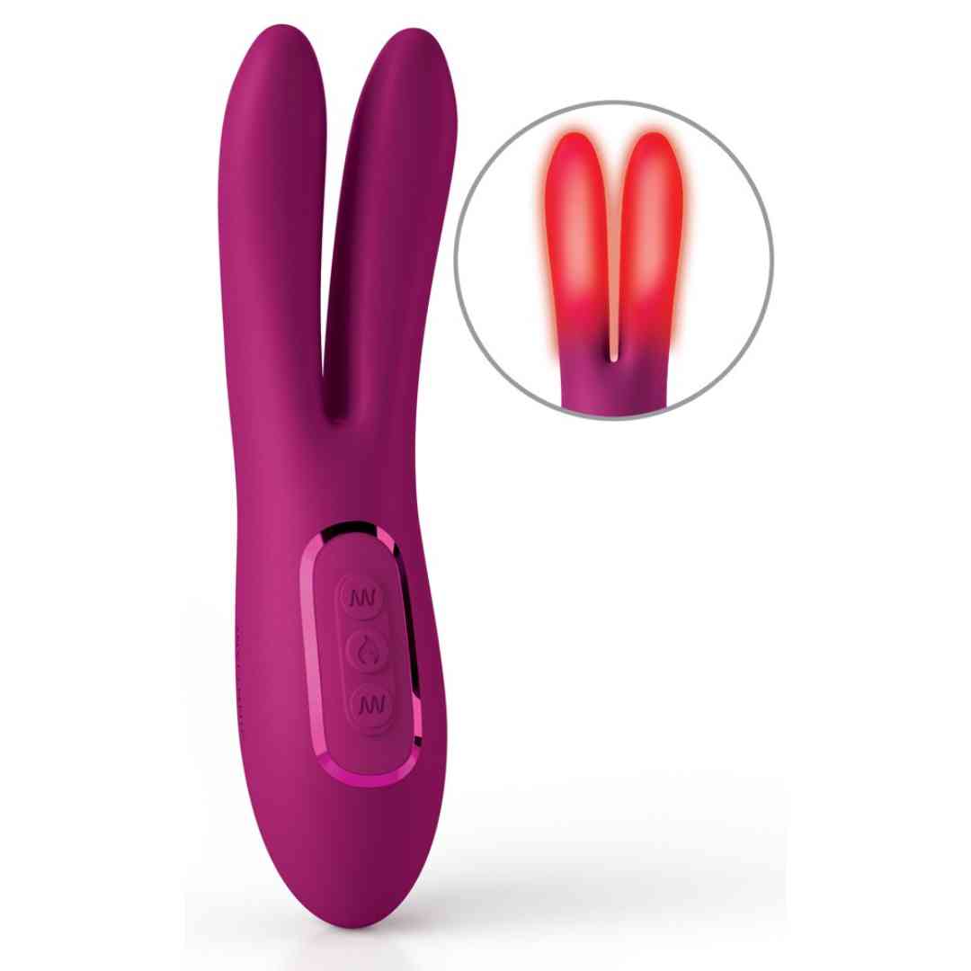 Vibrator mit 2 flexiblen Vibro-Ohren