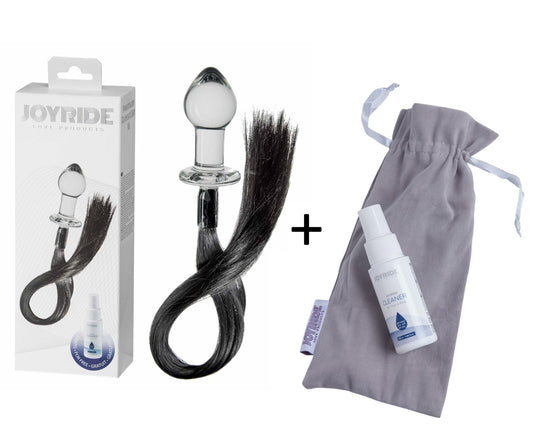 JOYRIDE - GlassiX Set - Hand gefertigter Glas-Dildo