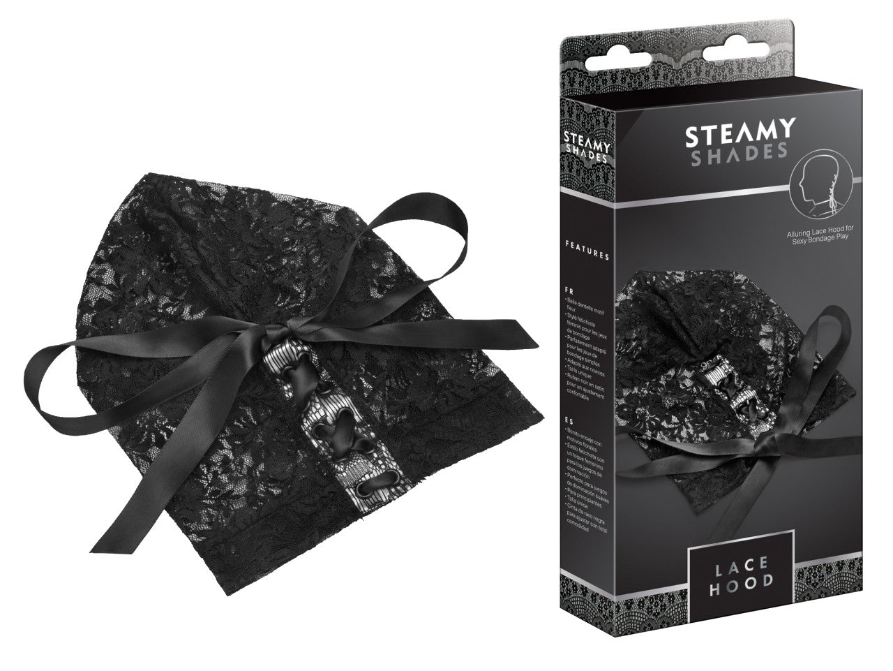 STEAMY SHADES - Lace Hood - Kopfmaske