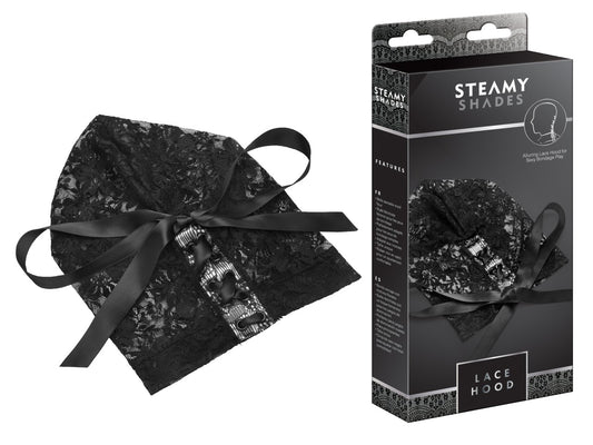 STEAMY SHADES - Lace Hood - Kopfmaske