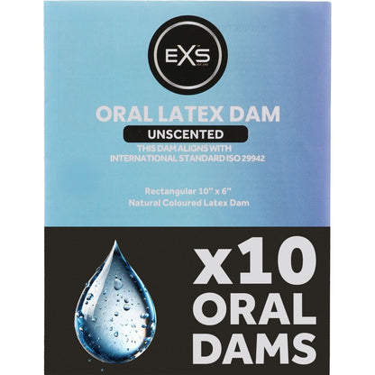 Exs Condoms - Oral Dams - Latex-Oraltücher