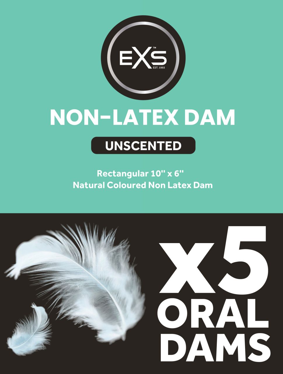 Exs Condoms - Oral Dams Non-Latex - Latexfreie Oraltücher