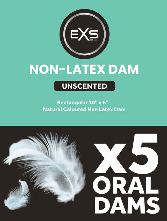 Exs Condoms - Oral Dams Non-Latex - Latexfreie Oraltücher