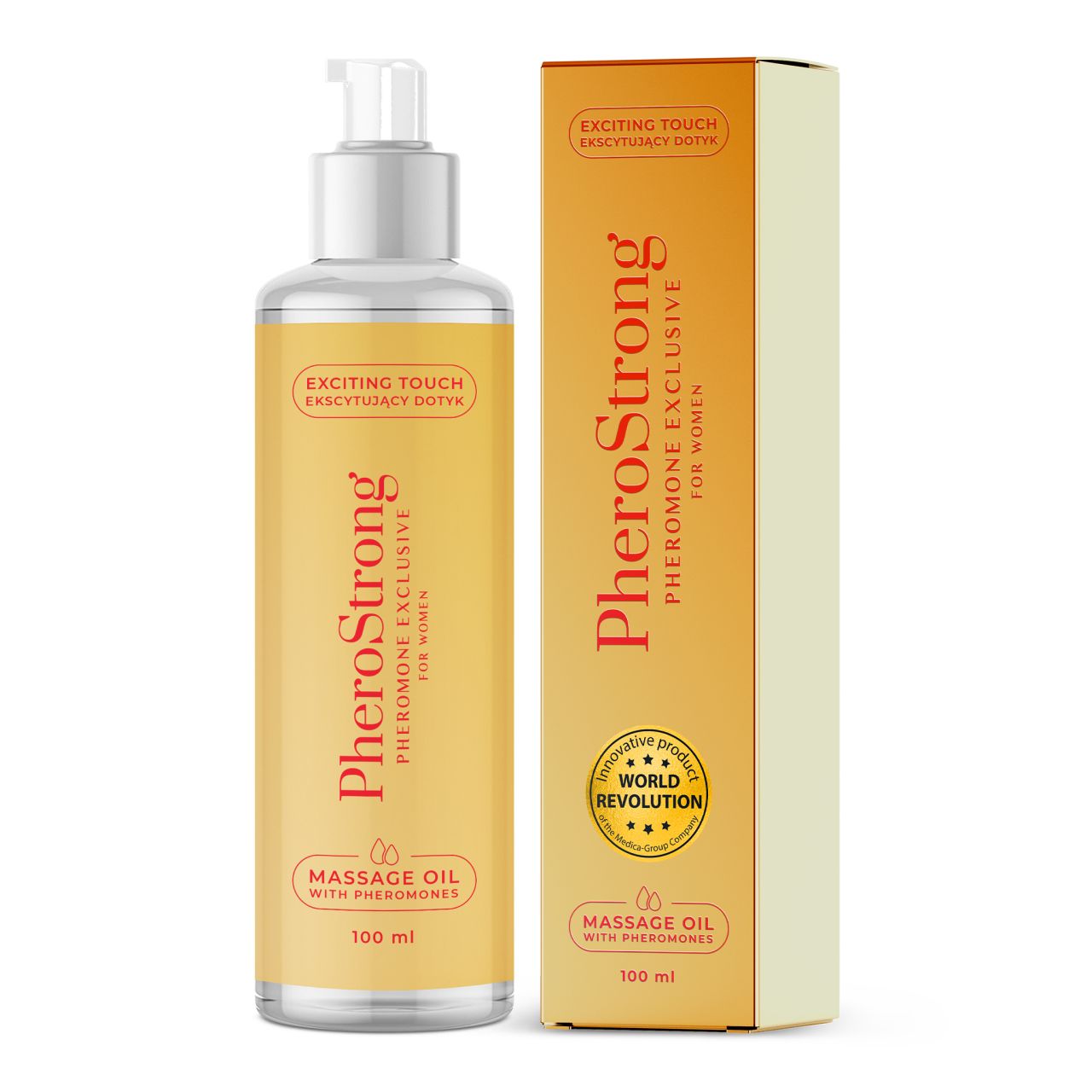 PheroStrong - Massageöl - süß-blumiges Öl mit Pheromonen