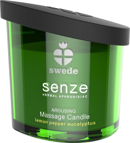 Swede - Arousing - Massagekerze - Zitrone, Pfeffer, Eukalyptus
