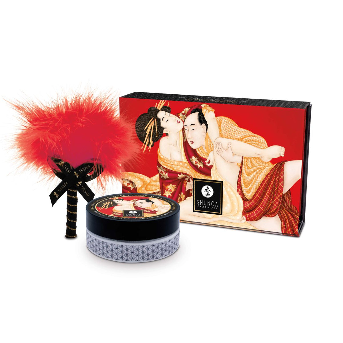 Shunga Erotic Art - Essbares Massagepulver - Erdbeere