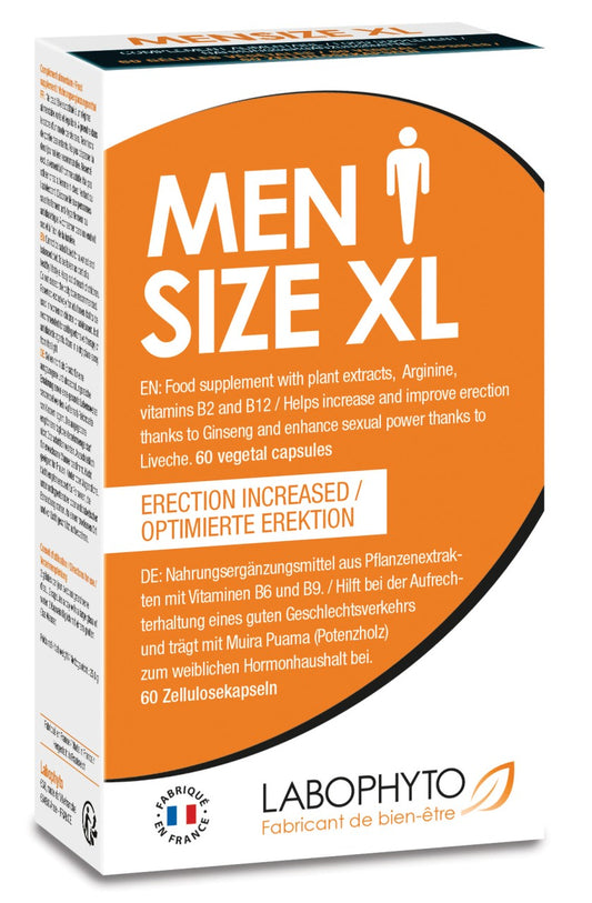 LABOPHYTO - Labophyto Men Size  Kapseln für männliche Potenz und Ausdauer - 60 Stück