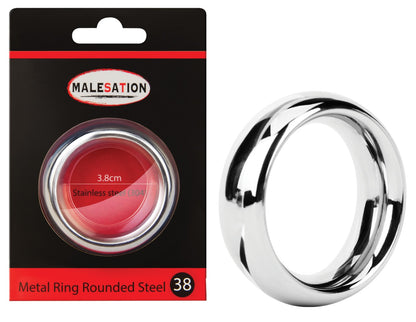 MALESATION - Metal Ring Rounded Steel