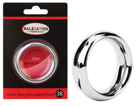 MALESATION - Metal Ring Rounded Steel