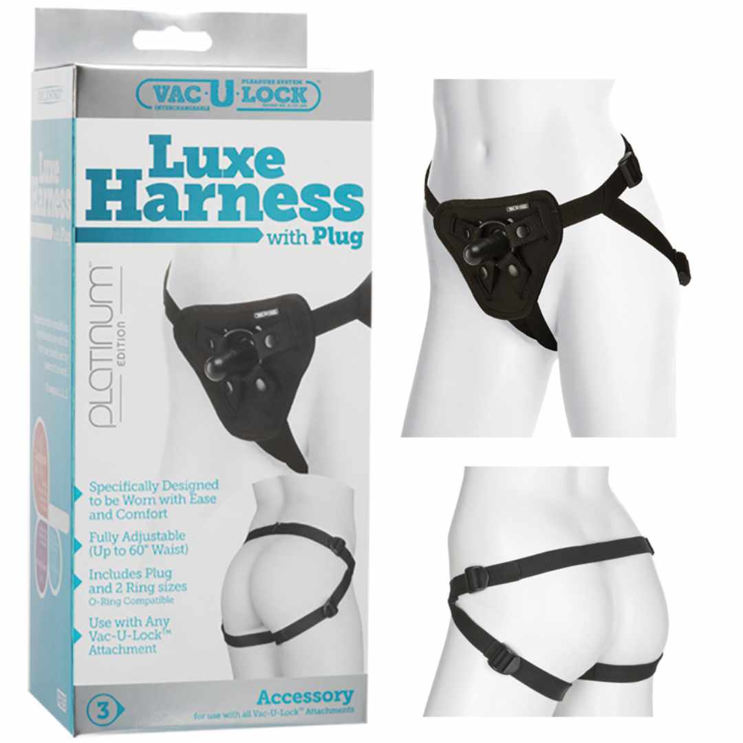 DOC JOHNSON VAC-U-LOCK Platinum Luxe Harness