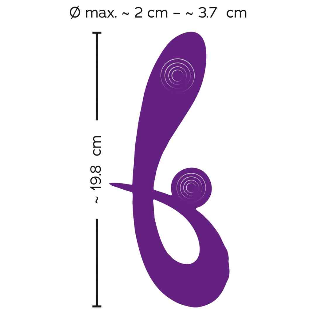 Rabbitvibrator mit Vibrokugel-Stimulator
