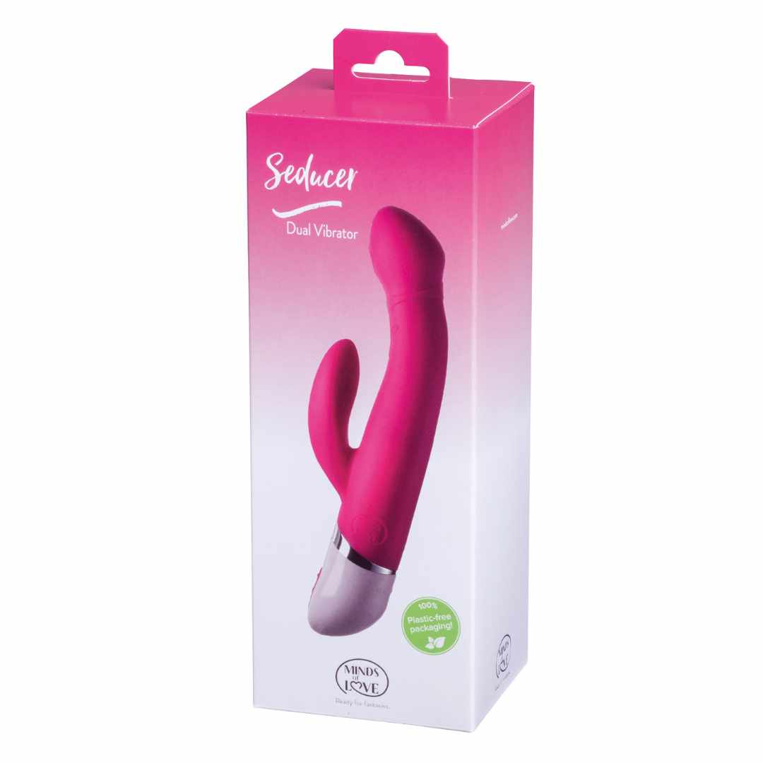 MINDS of LOVE Seducer Dual Vibrator pink