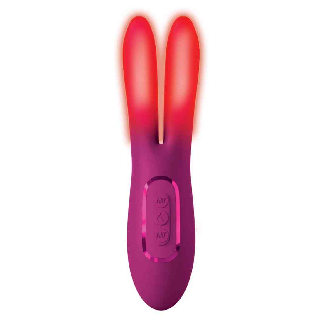 Vibrator mit 2 flexiblen Vibro-Ohren