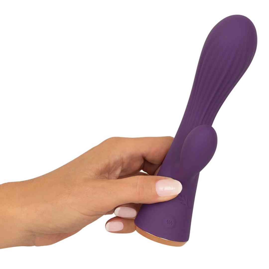  handlicher Double Layer Silicone Rabbit Vibrator SUPER SOFT