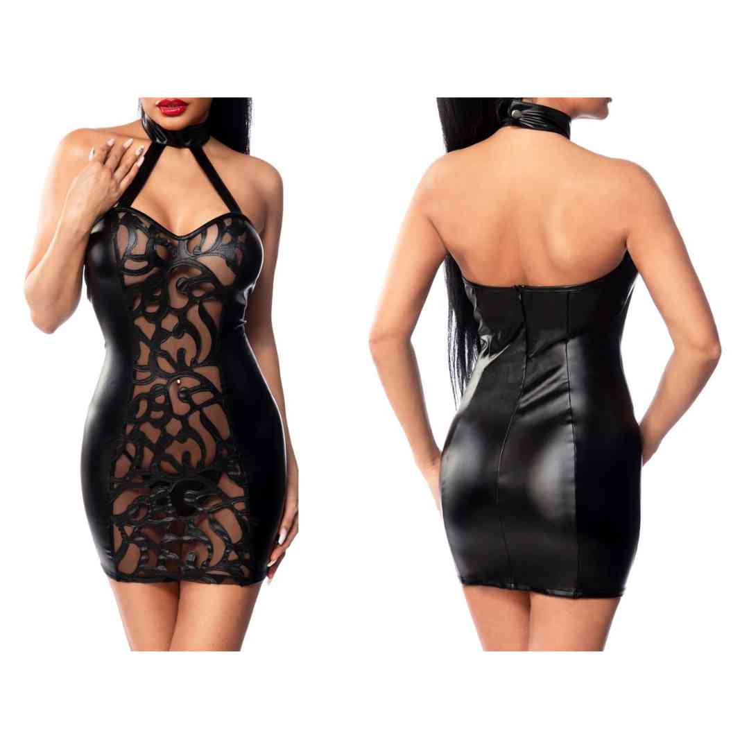 Minidress halb-transparent