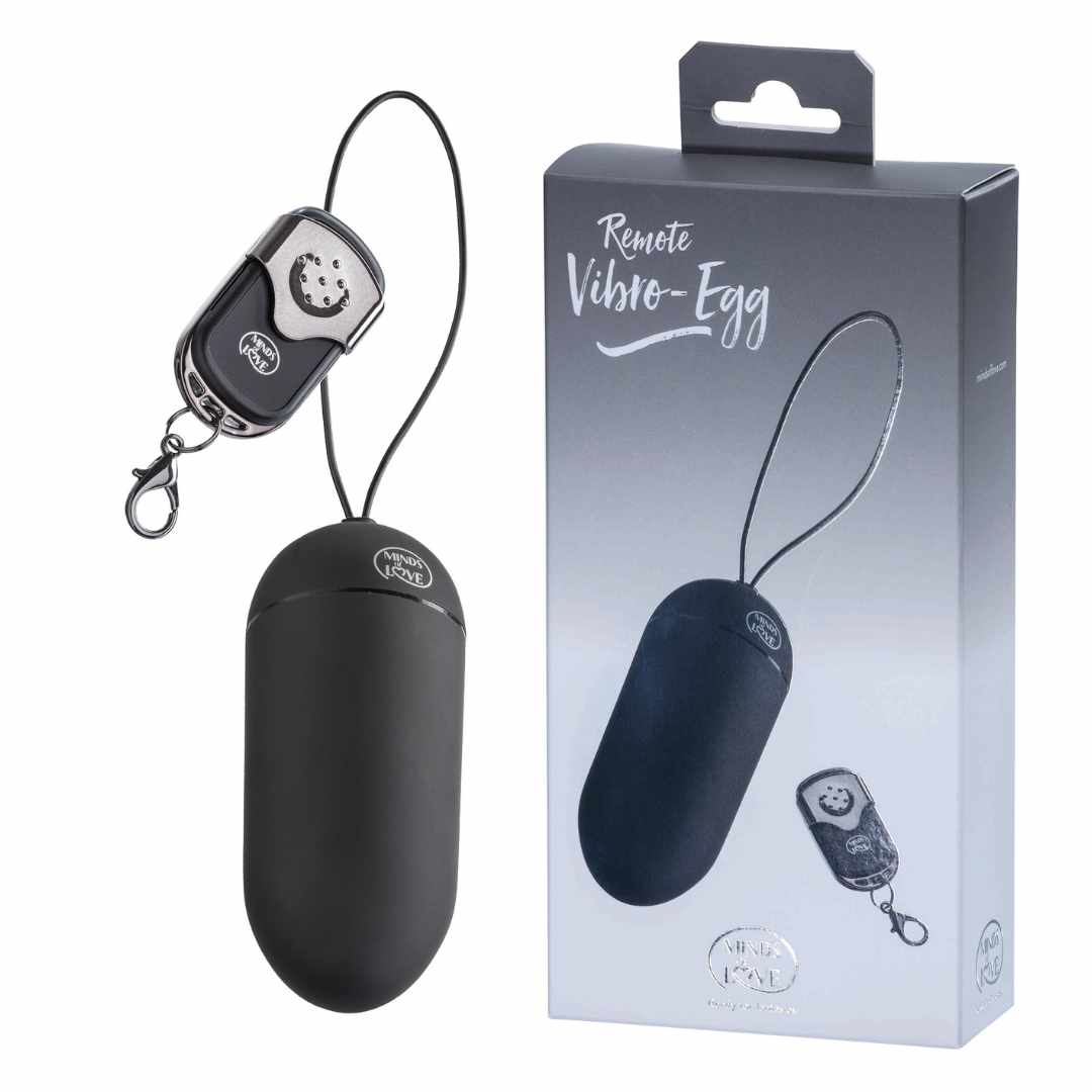 MINDS of LOVE Remote Vibro-Egg schwarz