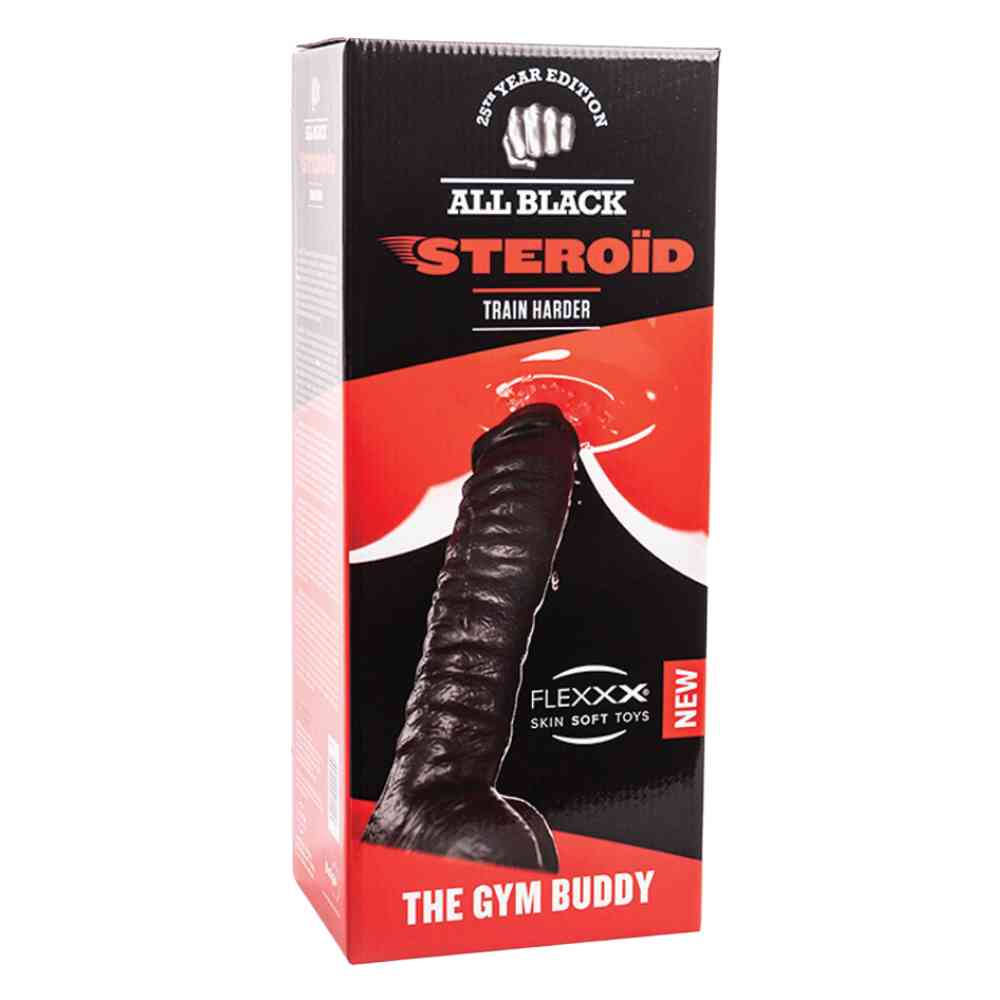 XXL Dildo "The Gym Buddy Black"