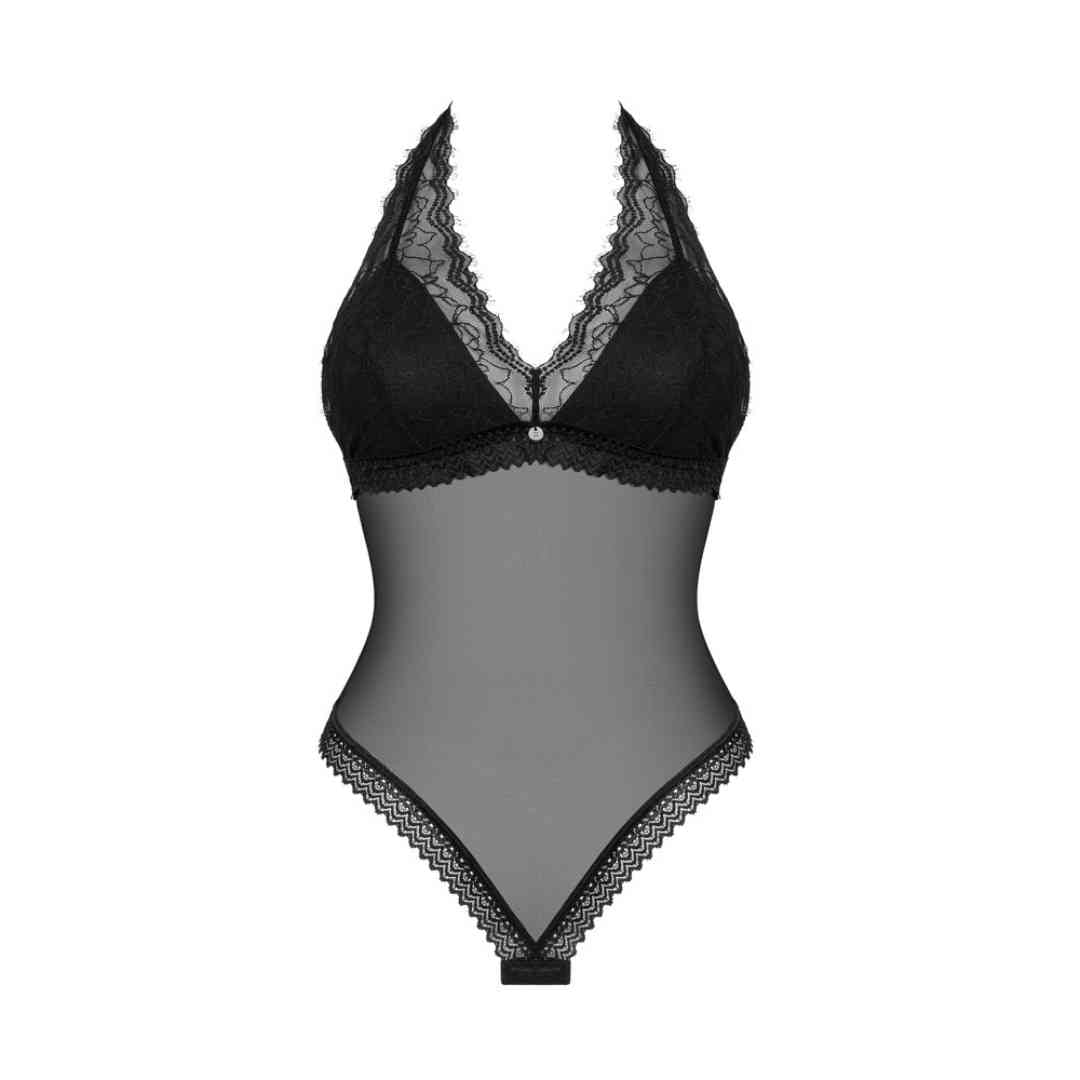 Schwarz-transparenter Stringbody Medilla