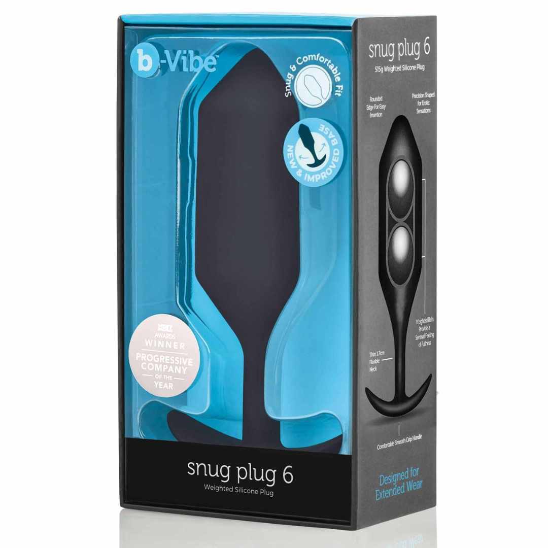 b-Vibe Snug Plug 6 Black