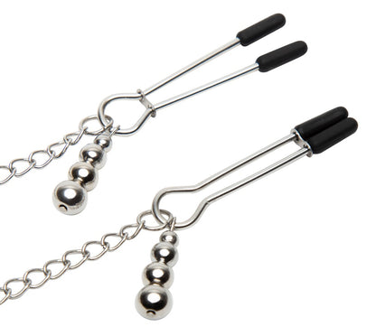 Fifty Shades of Grey - Play Nice - Satin Collar & Nippel-Klemmen
