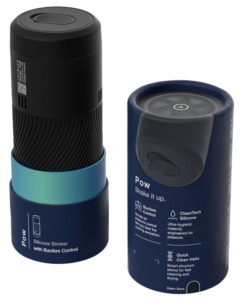 Premium-Masturbator Pow von Arcwave mit Saugkraftkontrolle