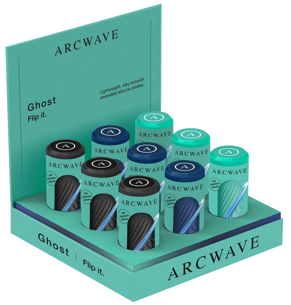 Arcwave - Tresendisplay mit 9 Masturbator-Sleeves